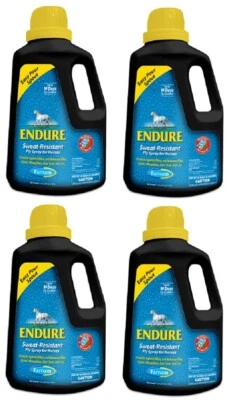 $524.89 • Buy (4) Ea Endure 100526253 Gallon Sweat Resistant 14 Day Fly Spray For Horses 