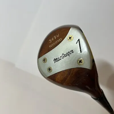 Vintage Tommy Armour MacGregor 1 Wood Driver Persimmon • $88