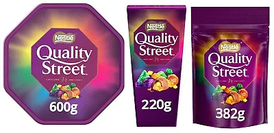 £10.95 • Buy Quality Street Tub Tin Pouch Chocolates Christmas Selection