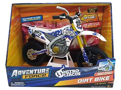 Adventure Force Motorcycle Dirt Bike Toy 1:6 Scale Travis Pastrana Vapor Exhaust • $16.99