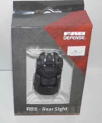 FAB Defense RBS Rear Back-Up Sight #1129791 NIB • $29.99