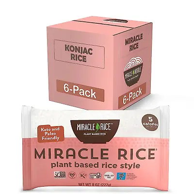 Miracle Rice - Plant Based Shirataki Konjac Rice Keto Gluten Free • $34.08