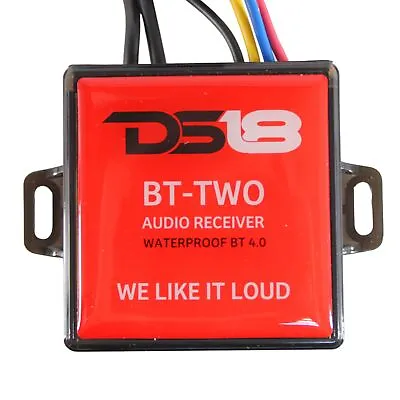 DS18 Bluetooth A2DP Audio Receiver Converter Marine Car Boat Bike BT-TWO • $52.95