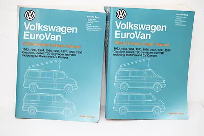 Bentley Official Volkswagen Eurovan 92-99 Repair Service Manual VW Wiring Vr6 T4 • $169.95