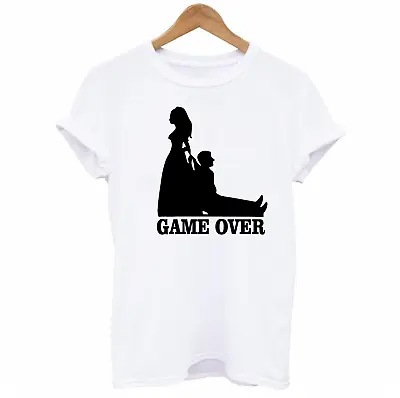 Game Over Men Groom T-shirt Gift Stag Do Shirt Birthday Gift For Husband To Be • £16.99