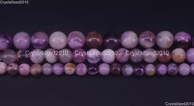 Grade AAA Natural Purple Su Fluorite Gemstones Round Beads 6mm 8mm 10mm 15.5  • $13.73