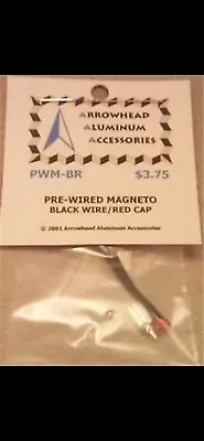 Pre-Wired Magneto ~ Black Wire/Red Cap • $4.50