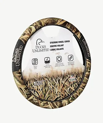 Signature Automotive Ducks Unlimited 2 Grip Steering Wheel Cover - Mossy Oak • $45.25