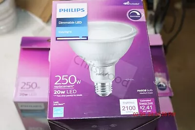 Philips High Output 250W Equivalent Daylight PAR38 Medium Dimmable LED • $9.50