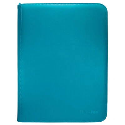 $29.99 • Buy Ultra Pro Vivid Teal 9 Pocket Zippered PRO Binder Pokemon, Magic, Etc! 360 Cards