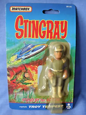 £1.99 • Buy Matchox Toys Stingray - Troy Tempest Figure With Accessory- Mint In Blister 1992