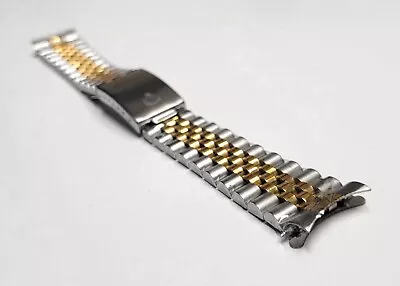 ♛ 20mm 2-Tone GOLD/STEEL 'Vintage Style' Jubilee Bracelet Fits ROLEX! • $54.99