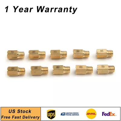 10PCS For MIKUNI VM/TM/TMX AX100 505560657075808590  Carburetor Main Jet • $11.92