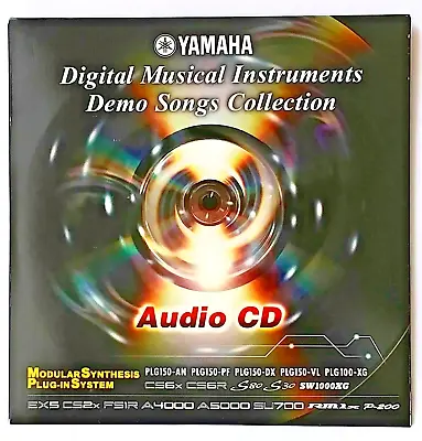 Original Yamaha Audio CD Demo Songs EX5 FS1R CS2x SU700 CS6x RM1x A5000 S80 P200 • $69.99