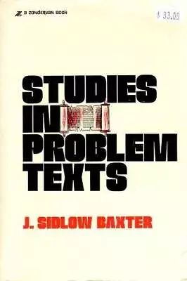 Studies In Problem Texts: A Series Of Elucidating And Applicable Expositi - GOOD • $26.58