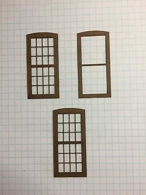 O Scale Laser Cut Windows (10 Ct. Lot) 1-1/4  X 2-1/2  (W4 PSM Window 1) • $9.99