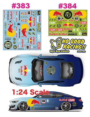 1x NO GOOD Racing Water Slide Decal 1/24 - 1/28 RC Model Dicast Hot!!! #383-384 • $9.99