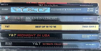 Y & T Y And T Y&T LIVE & Comp CD Dvd LOT 6 Titles BBC And Other Rarities • $34.99