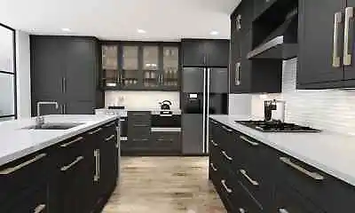 RTA All Wood 10X10 Modern Shaker Black Kitchen Cabinets Lifetime Warranty • $4599.99