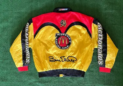 Vintage McDonald’s Racing Champions Jacket NASCAR Bill Elliot #94 Nascar Size XL • $153.30