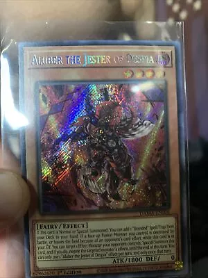 Aluber The Jester Of Despia - DAMA-EN006 - Secret Rare 1st Edition NM Yugioh • $0.99