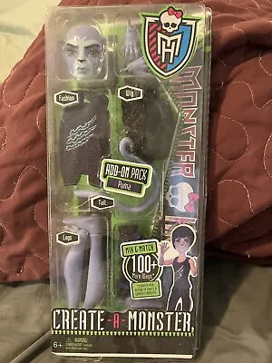 Monster High Create-A-Monster Add-on Pack Puma 2011 NEW IN BOX • $70