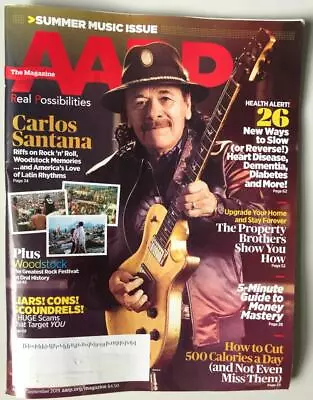 AARP SUMMER MUSIC Carlos Santana Aug Sept Issue 2019 Brand New Magazine • $7