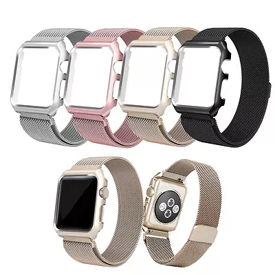 $24.15 • Buy Milanese Loop Bracelet Watch Band Strap Metal Case For Apple Watch Series 5/4/3