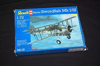 Revell 1/72 Scale Fairey Swordfish Mk.I / III Model Kit • £0.99