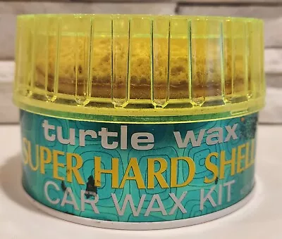 NOS Vtg Turtle Wax Super Hard Shell Car Wax Kit Tin Advertising Prop 1970s 1980s • $24.95