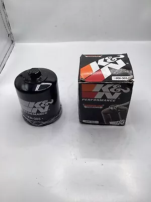 K&N KN-303 Motorcycle Oil Filter Replacement Black • $16.19