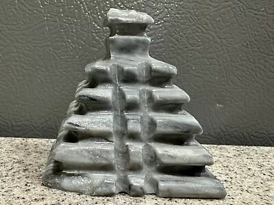 2.5” Gray Marble Stone Pyramid Shape Paperweight • $12