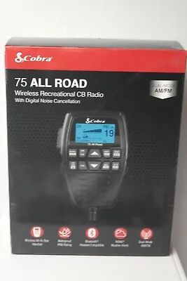 Cobra 75 All Road Wireless Recreational CB Radio Waterproof / Bluetooth • $169.95