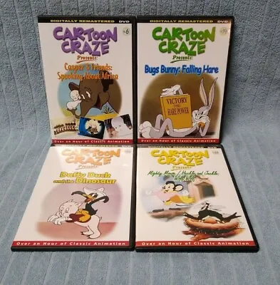 CARTOON CRAZE DVD Set (Bugs Bunny Daffy Duck Casper Mighty Mouse) • $15.97