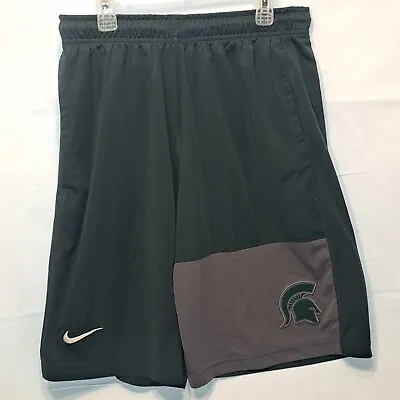 Nike Dri Fit Michigan State Spartans Basketball Shorts Drawstring With Pockets • $11.88