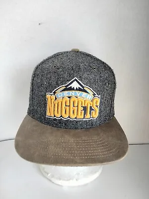 $18 • Buy Denver Nuggets Zephyr Baseball Hat Gray And Brown 100% Wool