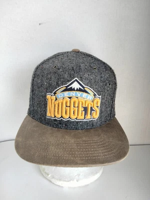 $18 • Buy Denver Nuggets Zephyr Baseball Hat Gray And Brown 100% Wool
