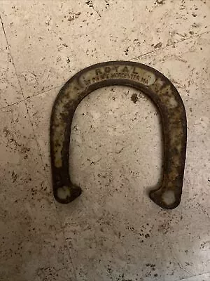 Vintage St Pierre Worcester MA Horseshoe 2+ Pounds Brown Rustic Primitive • $12