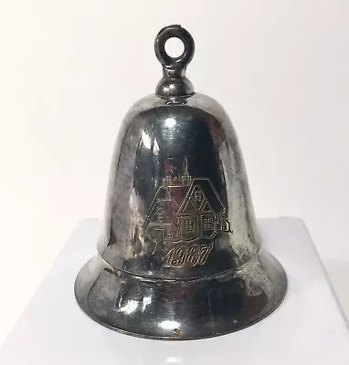 1987 Annual Musical Bell Kirk Stieff Silverplate Home For The Holidays Christmas • $19.90