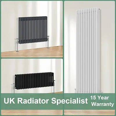 Anthracite White Black Traditional Cast Iron Style Radiator 2 3 4 Column Rads • £21.99