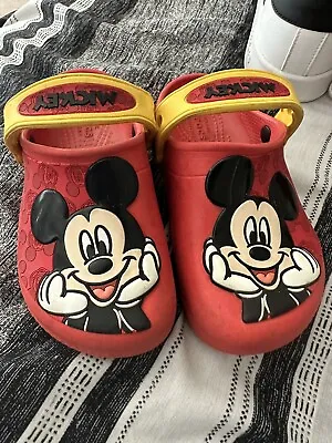 Mickey Mouse Crocs Kids • $20