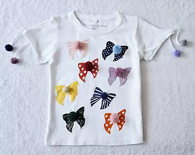 Girl's STELLA McCARTNEY Boutique Pom-pom Childrensalon Tee Top T-shirt 4 Years • $20