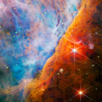 Orion Bar Nebula NIRCam Methyl Cation James Webb Space Photo Art Print • $13.95