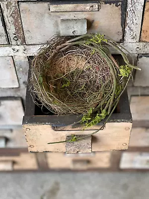 Twig & Moss Twined Artificial Bird Nest Great For Crafts Or Floral Arrangements • $9