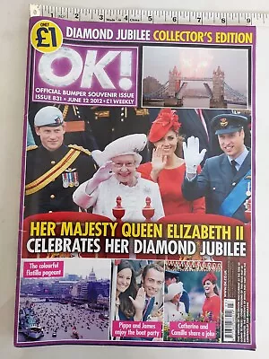 Queen Elizabeth Ii Diamond Jubilee  Collectors Edition Ok Magazine. • £5