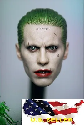 1/6 Joker Head Sculpt Jared Leto Suicide Squad Batman Hot Toys Phicen ❶USA❶ • $37.04
