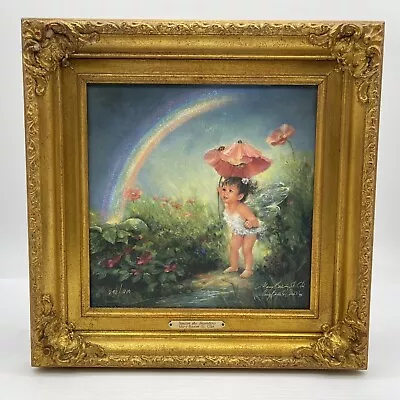 MARY BAXTER ST CLAIR “Under The Rainbow  Signed Numbered Framed Canvas Print • $349.95