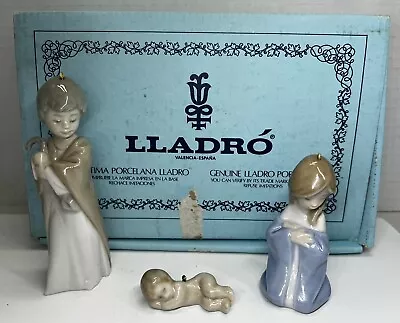 Lladro Mini Sagrada Familia 5657 Ornaments Holy Family Nativity W/ Box • $39.99