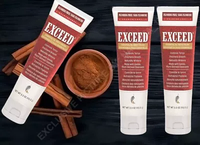 3pk Melaleuca Tooth Polish: Exceed Cinnamon Fluoride-Free Whitens And Protect • $38.87