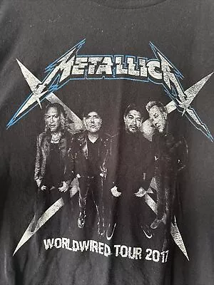 Metallica Worldwired Tour Shirt 2017 • $20
